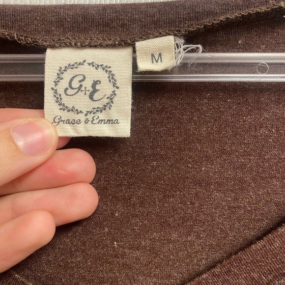 Boutique Cow Print Long Sleeved Top Size Medium - Picture 3 of 3